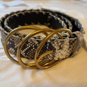 Serpent Belt Size Medium #4221 Snakeskin